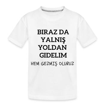 Turkish Design - Kids' Premium Organic T-Shirt - white - Front