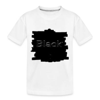 Schwarz - Kinder Premium Bio T-Shirt - Weiß - Vorne