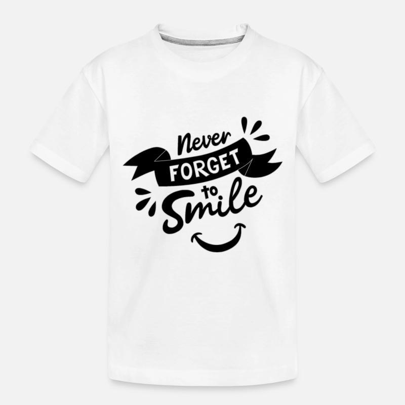 Never Forget - T-shirt bio Premium Enfant - blanc