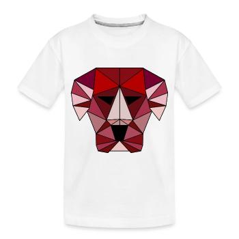Chien rouge - T-shirt bio Premium Enfant - blanc - Devant