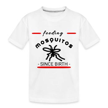 Dicton de moustique - T-shirt bio Premium Enfant - blanc - Devant