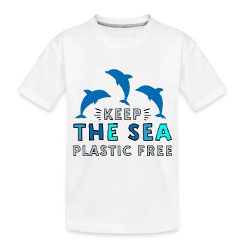 Pollution marine - T-shirt bio Premium Enfant - blanc - Devant