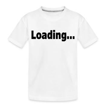 Laden - Kinder Premium Bio T-Shirt - Weiß - Vorne
