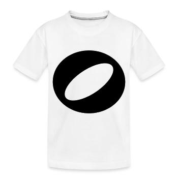 Icône de note entière pour concevoir vous-même - T-shirt bio Premium Enfant - blanc - Devant