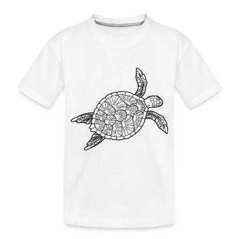 Meerestiere - Kinder Premium Bio T-Shirt - Weiß - Vorne
