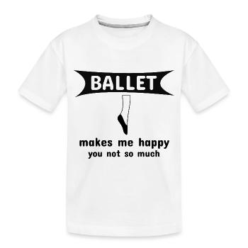 Danse Danse Musique - T-shirt bio Premium Enfant - blanc - Devant