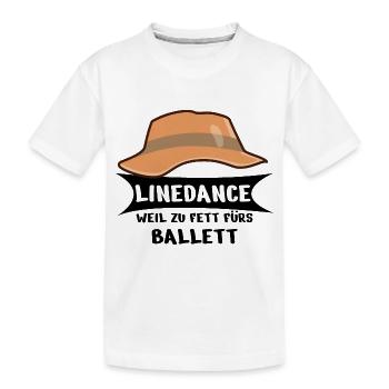 Dancing Dance Music - Kinder Premium Bio T-Shirt - Weiß - Vorne