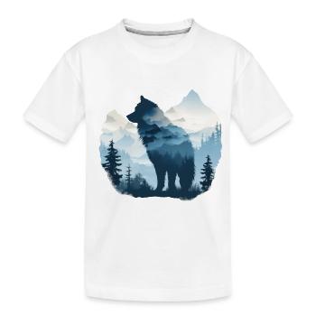 Mountain Eurasier | Eurasians in the mountains - Kids' Premium Organic T-Shirt - white - Front