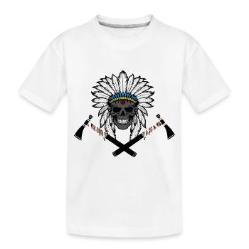 Schwarz Orange Illustriertes Cool Dog T-Shirt 62 - Kinder Premium Bio T-Shirt - Weiß - Vorne