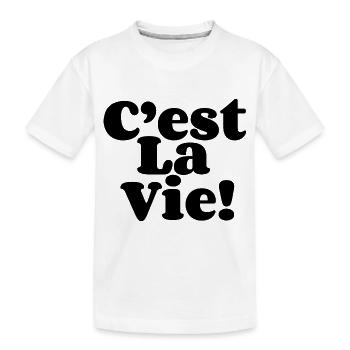 C'est la vie - T-shirt bio Premium Enfant - blanc - Devant