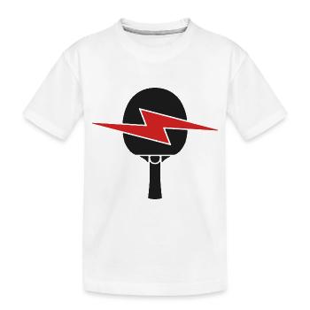 Paddle - Kids' Premium Organic T-Shirt - white - Front