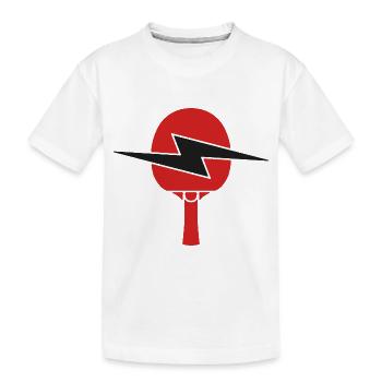Paddle - Kids' Premium Organic T-Shirt - white - Front