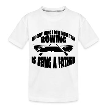 Rowing Rowing Rowing Rowing Club Rowing Team - Kids' Premium Organic T-Shirt - white - Front
