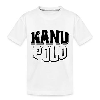 Canoë Polo - Canoë Polo - Pagayer - Paddle - Kayak - T-shirt bio Premium Enfant - blanc - Devant