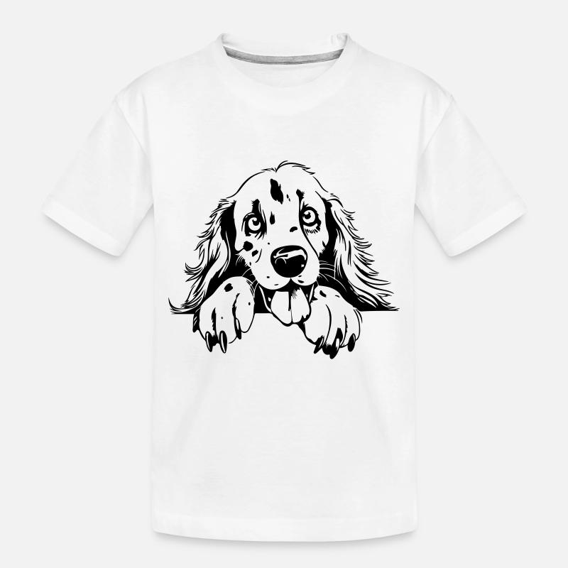 Setter mignon - T-shirt bio Premium Enfant - blanc