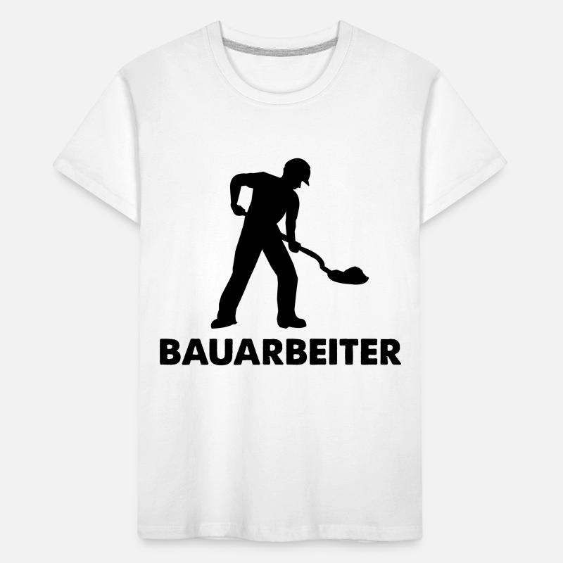 Construction worker construction site 1 Kids' Premium Organic T-Shirt