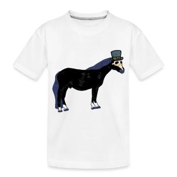 Medieval Plague Horse Horses Ross Horse Halloween - Kids' Premium Organic T-Shirt - white - Front