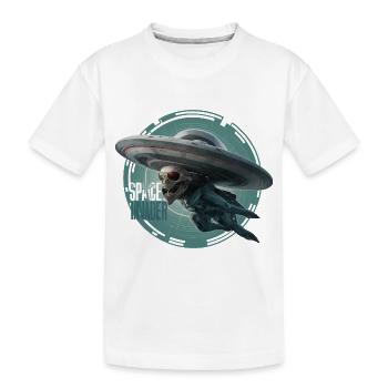 OVNI EXTRATERRESTRE, SPACE INVANDER - T-shirt bio Premium Enfant - blanc - Devant