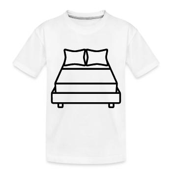 lit - T-shirt bio Premium Enfant - blanc - Devant