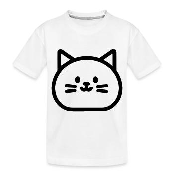 kitten - Kids' Premium Organic T-Shirt - white - Front