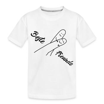 Meilleurs ami - T-shirt bio Premium Enfant - blanc - Devant