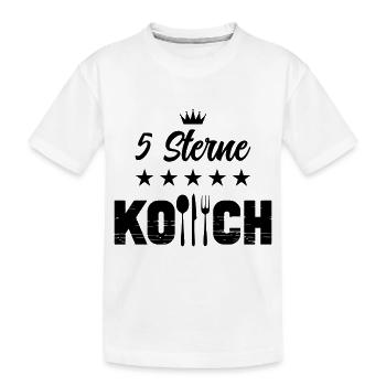 5 Star Chef - Kids' Premium Organic T-Shirt - white - Front