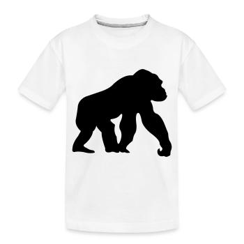 singe - T-shirt bio Premium Enfant - blanc - Devant