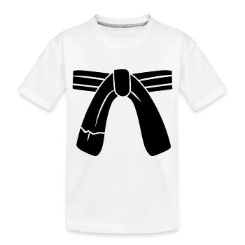 ceinture - T-shirt bio Premium Enfant - blanc - Devant