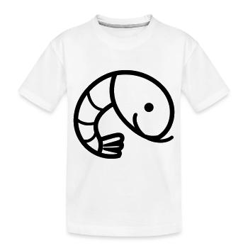 Crevette - T-shirt bio Premium Enfant - blanc - Devant