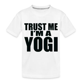 Yoga Meditation Spa Namaste - Kinder Premium Bio T-Shirt - Weiß - Vorne