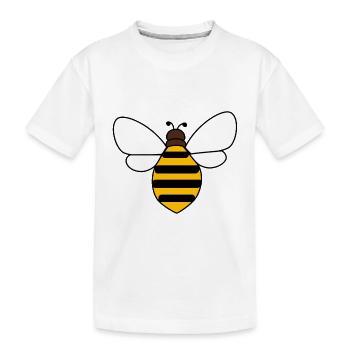 Abeille - T-shirt bio Premium Enfant - blanc - Devant