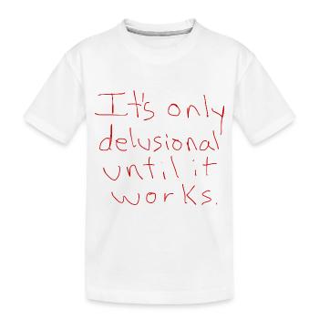 Byellas Imprimé délirant - T-shirt bio Premium Enfant - blanc - Devant
