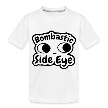 bombastischer Seitenblick - Kinder Premium Bio T-Shirt - Weiß - Vorne