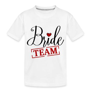 Équipe Bride Heart Hen - T-shirt bio Premium Enfant - blanc - Devant