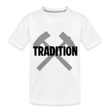 Tradition Erzgebirge - Kinder Premium Bio T-Shirt - Weiß - Vorne