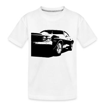 V8 - Kinder Premium Bio T-Shirt - Weiß - Vorne