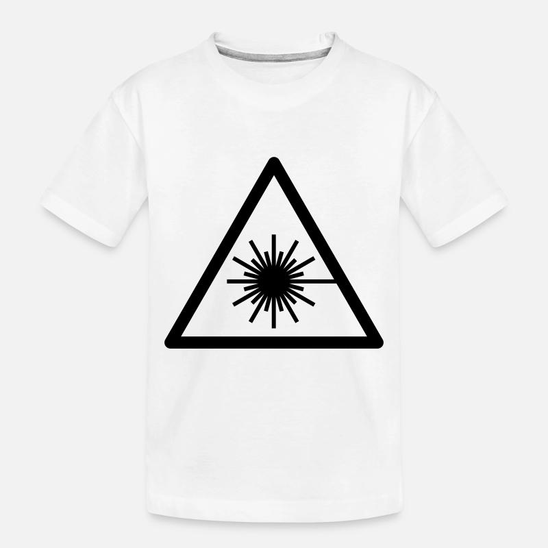 laser - Kinder Premium Bio T-Shirt - Weiß