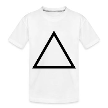 triangle - T-shirt bio Premium Enfant - blanc - Devant