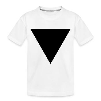 triangle - T-shirt bio Premium Enfant - blanc - Devant