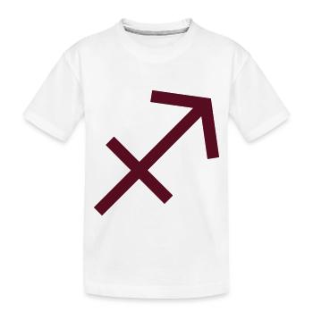 Schütze - Kinder Premium Bio T-Shirt - Weiß - Vorne