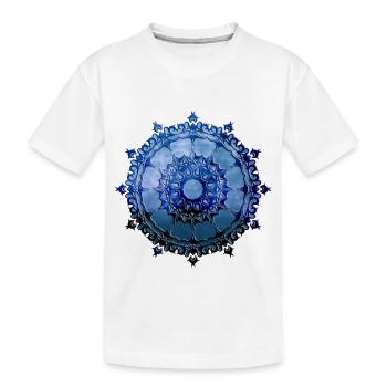 CELTIC MANDALA - Kinder Premium Bio T-Shirt - Weiß - Vorne
