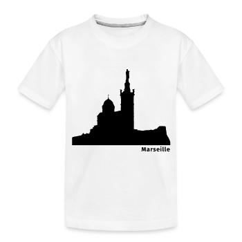 Marseille - T-shirt bio Premium Enfant - blanc - Devant
