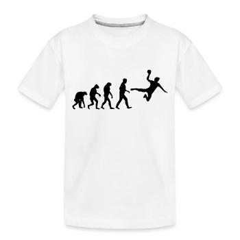 handball evolution hand-ball - T-shirt bio Premium Enfant - blanc - Devant