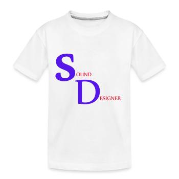 Sound Designer - T-shirt bio Premium Enfant - blanc - Devant