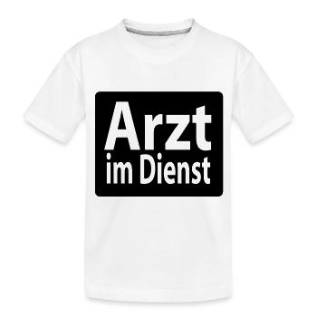 doctor - Kids' Premium Organic T-Shirt - white - Front