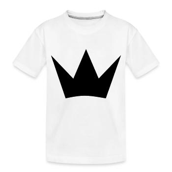 Couronne - T-shirt bio Premium Enfant - blanc - Devant
