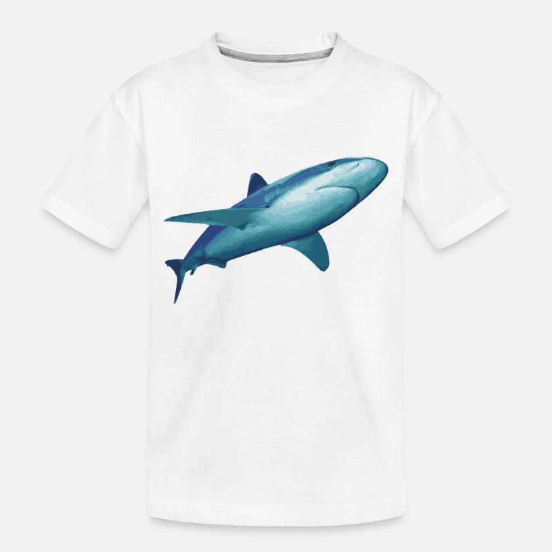 Requin - T-shirt bio Premium Enfant - blanc