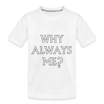 Pourquoi toujours moi? - Mario Balotelli - T-shirt bio Premium Enfant - blanc - Devant