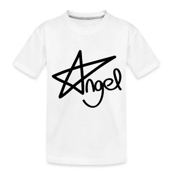 Pentagramme ange - T-shirt bio Premium Enfant - blanc - Devant