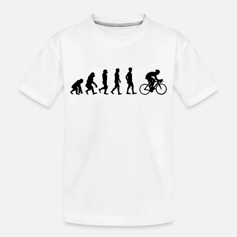 vélo évolution - T-shirt bio Premium Enfant - blanc